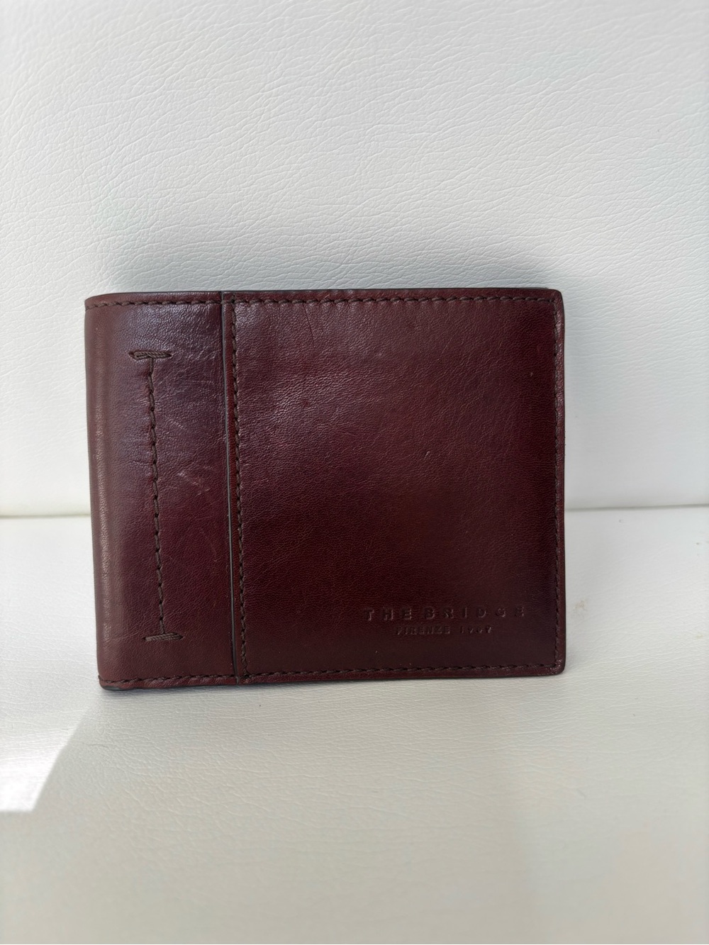 NEW! Men's Authentic Tuscan Brown Leather Bi-Fold Wallet